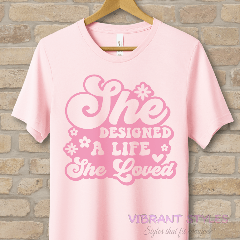 Mostly Text T-Shirts Love Your Life Tee - Vibrant Styles
