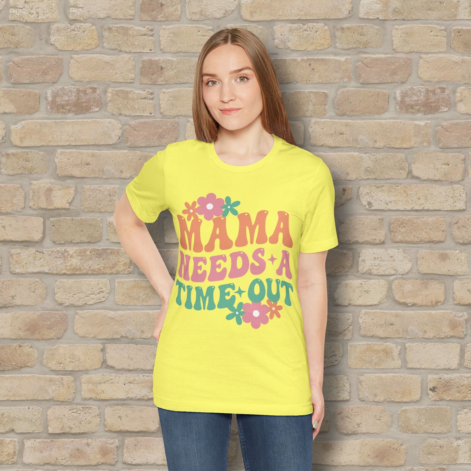 Mostly Text T-Shirts Mama Needs a Time - Out Tee - Vibrant Styles