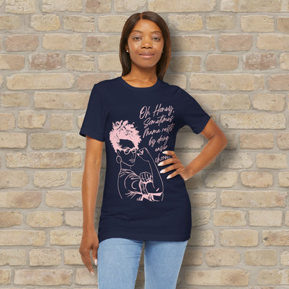 Graphic & Text T-Shirts Mama Rests By Doing Easier Chores Tee - Vibrant Styles