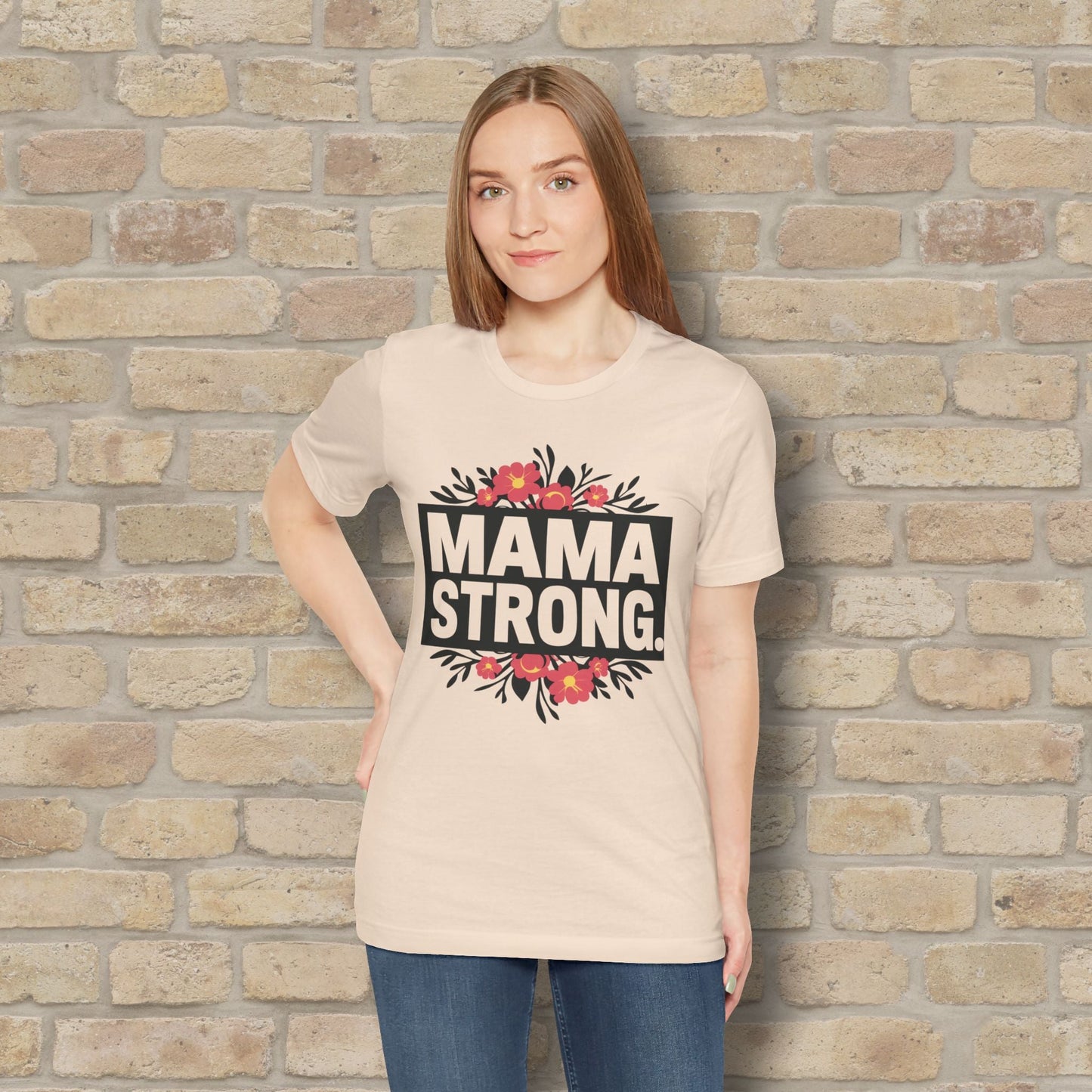 T-Shirt Mama Strong Tee - Vibrant Styles