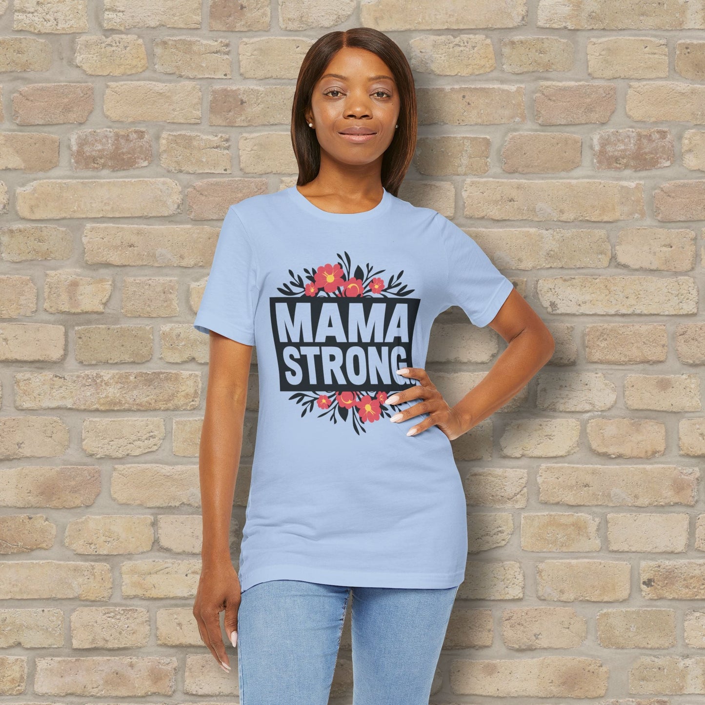T-Shirt Mama Strong Tee - Vibrant Styles