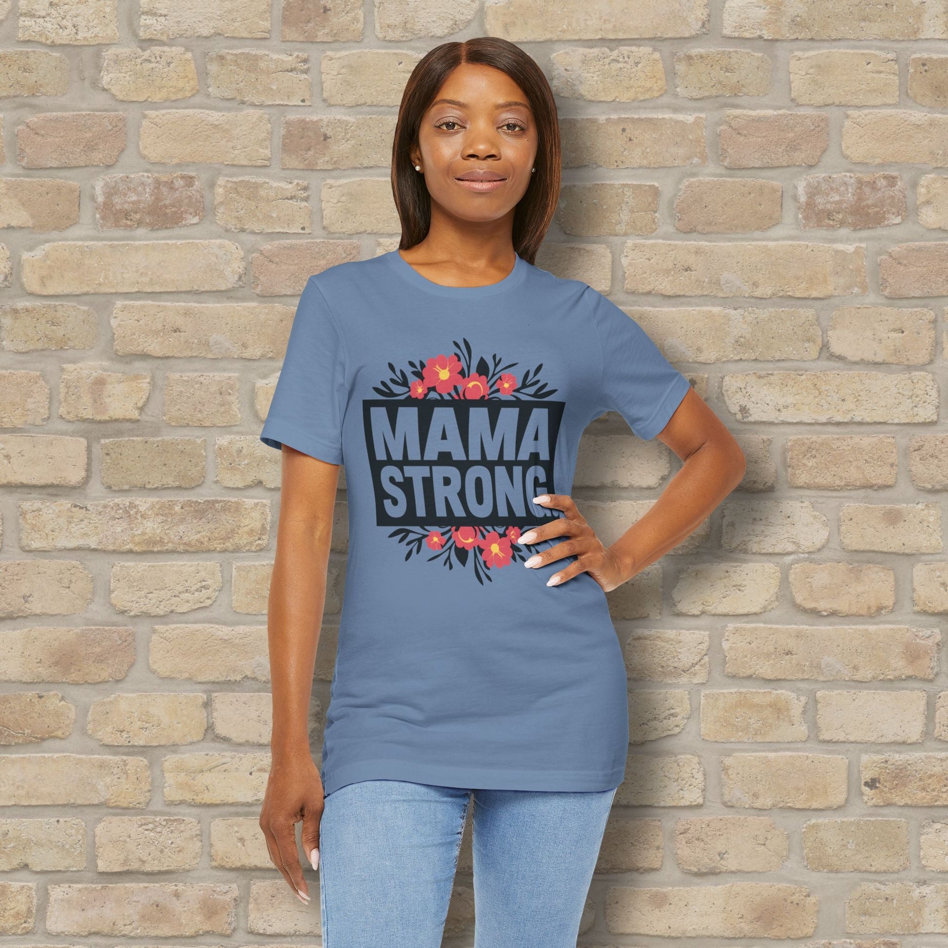 T-Shirt Mama Strong Tee - Vibrant Styles