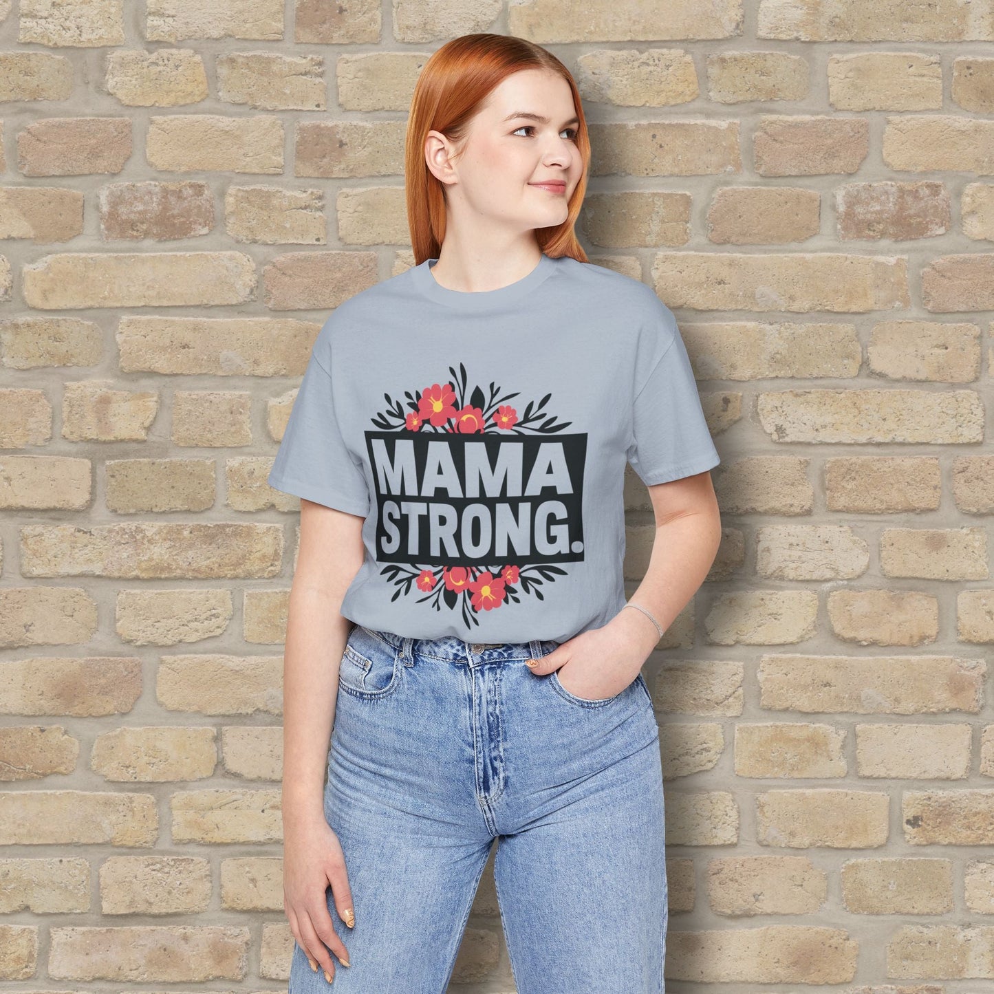 T-Shirt Mama Strong Tee - Vibrant Styles