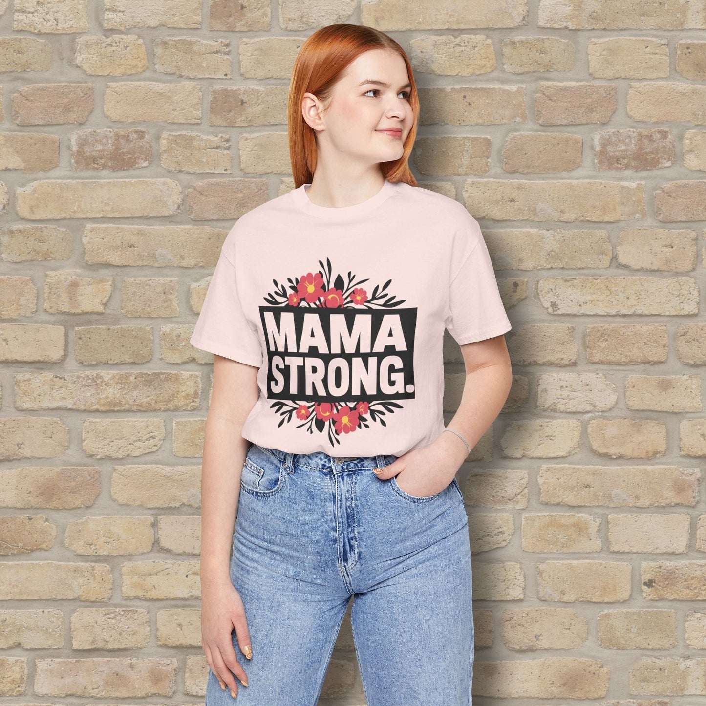 T-Shirt Mama Strong Tee - Vibrant Styles