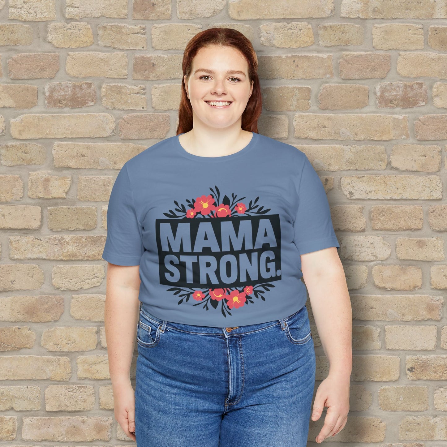 T-Shirt Mama Strong Tee - Vibrant Styles