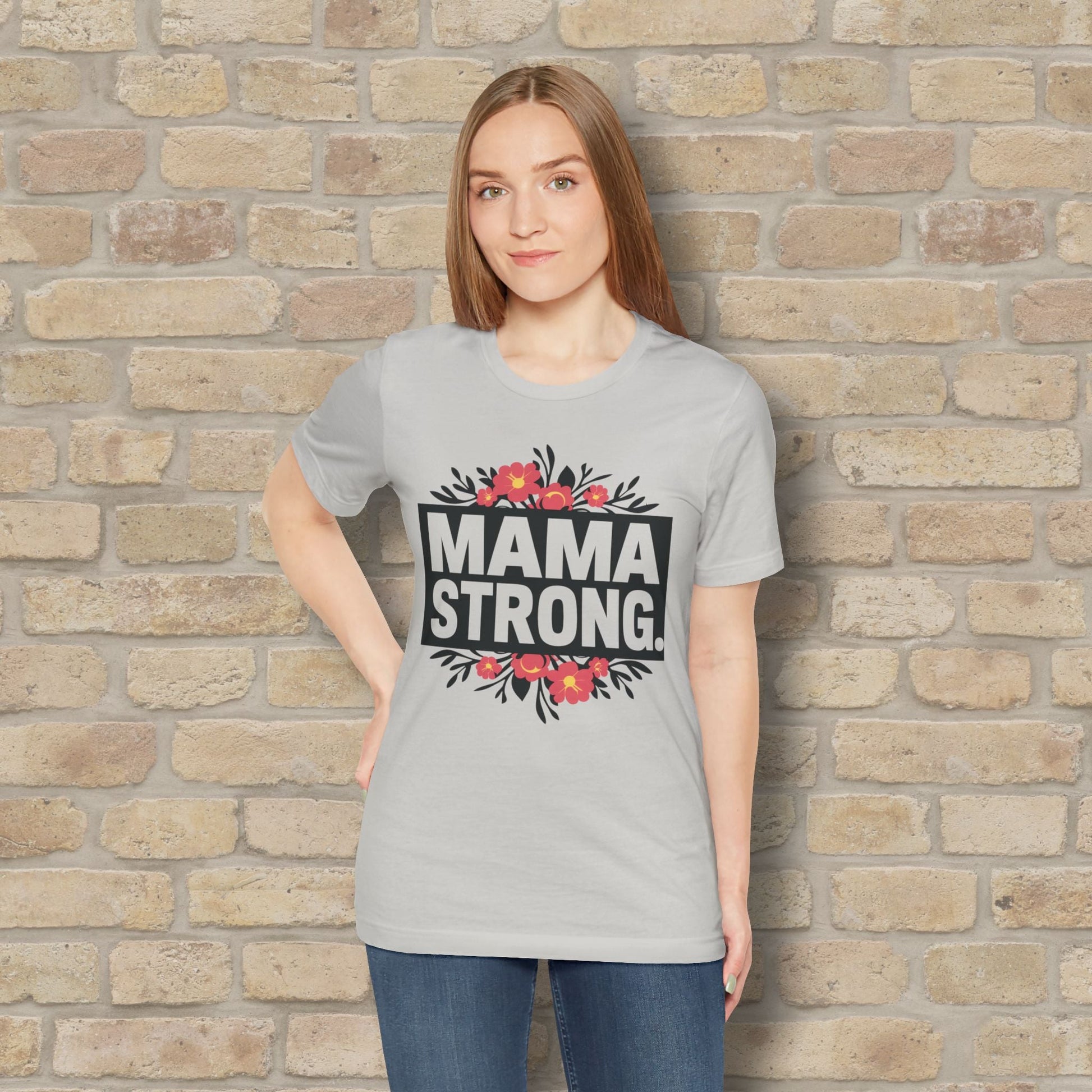 T-Shirt Mama Strong Tee - Vibrant Styles