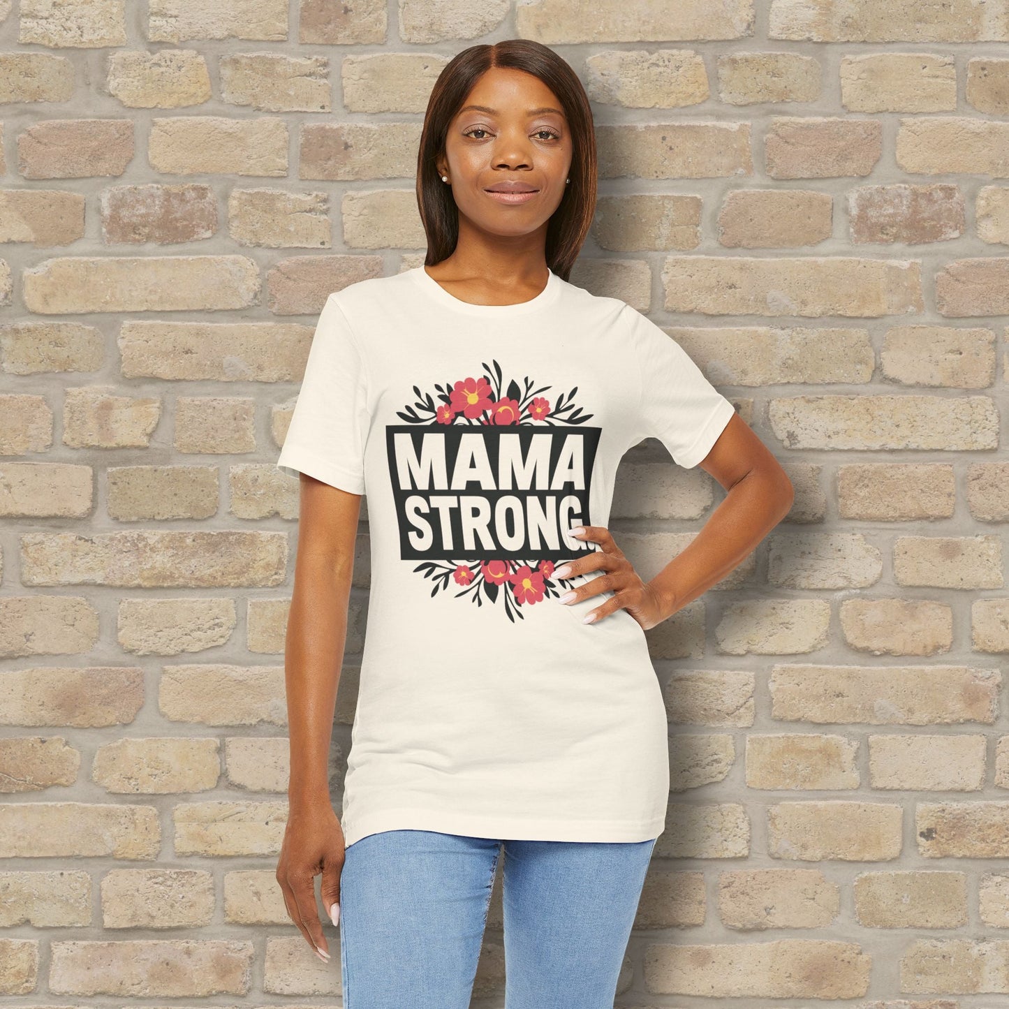T-Shirt Mama Strong Tee - Vibrant Styles