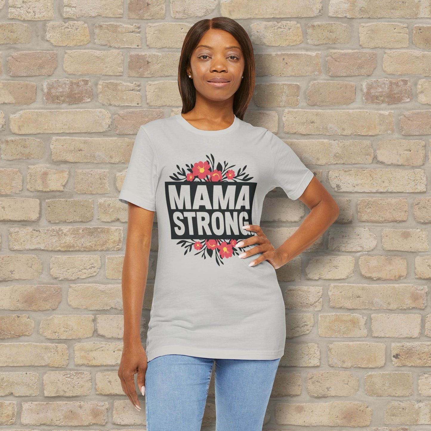 T-Shirt Mama Strong Tee - Vibrant Styles