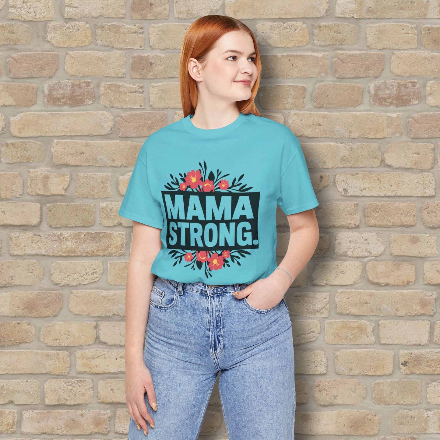 T-Shirt Mama Strong Tee - Vibrant Styles