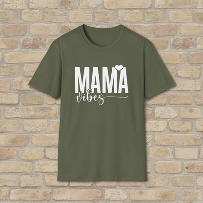 Mostly Text T-Shirts Mama Vibes Tee - Vibrant Styles
