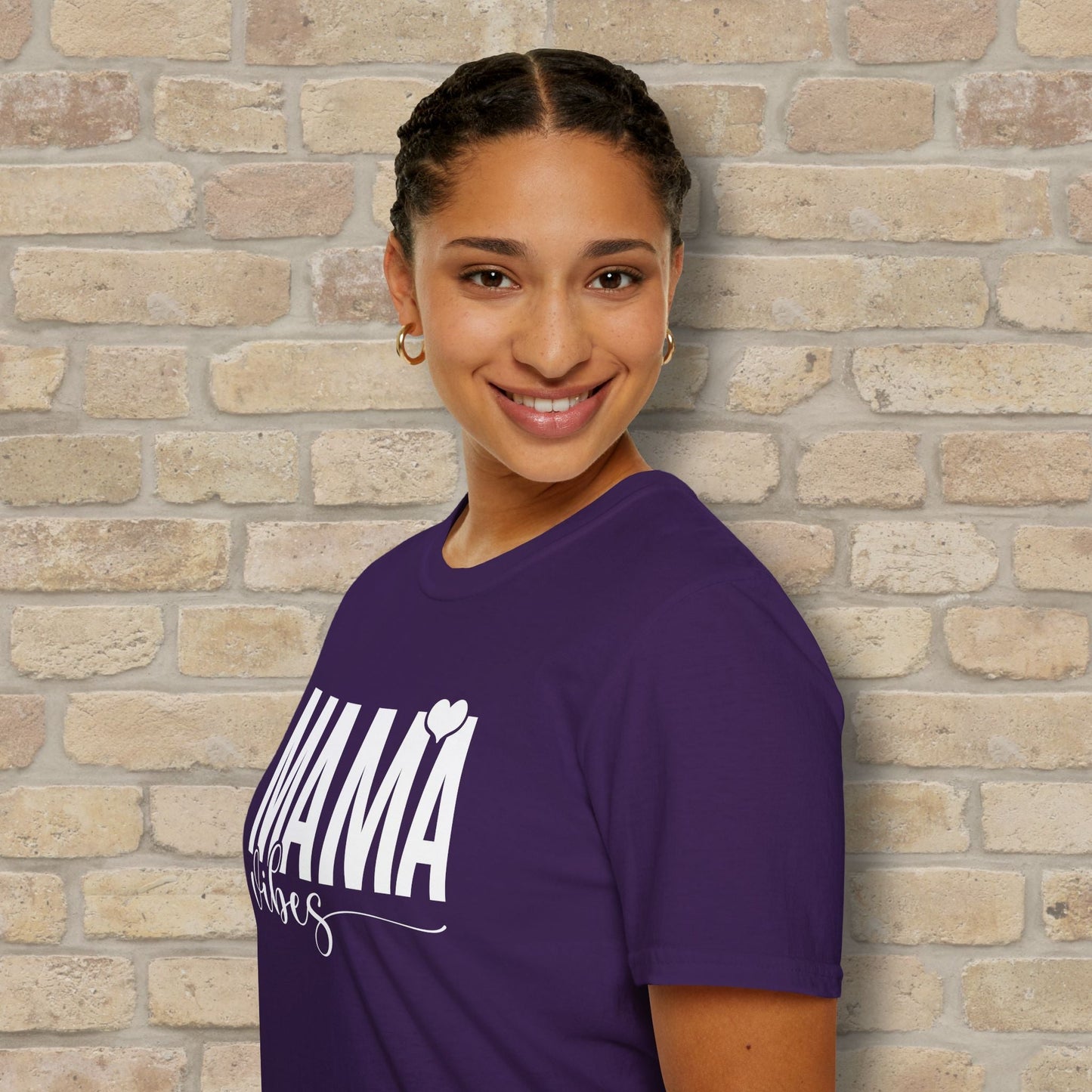 Mostly Text T-Shirts Mama Vibes Tee - Vibrant Styles