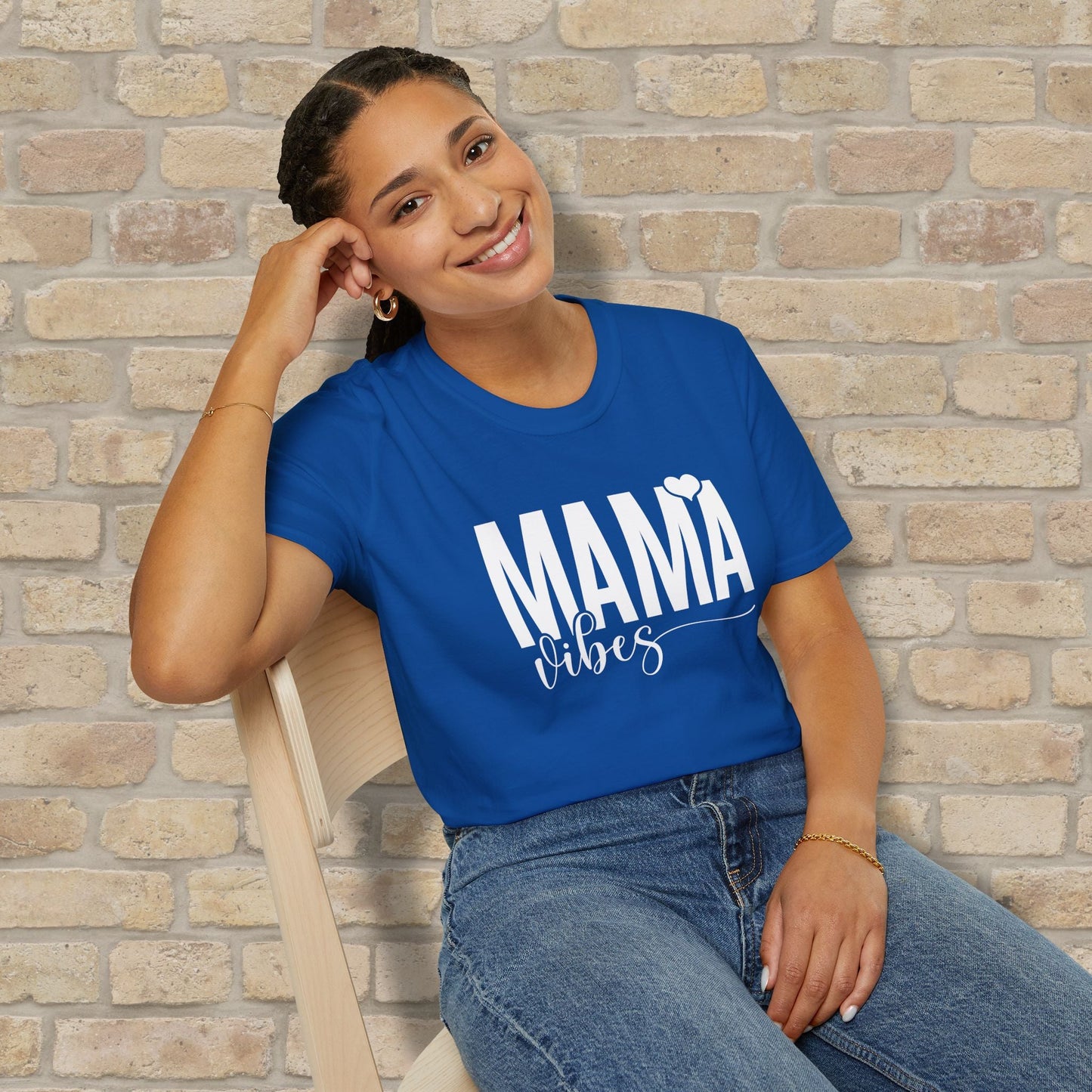 Mostly Text T-Shirts Mama Vibes Tee - Vibrant Styles