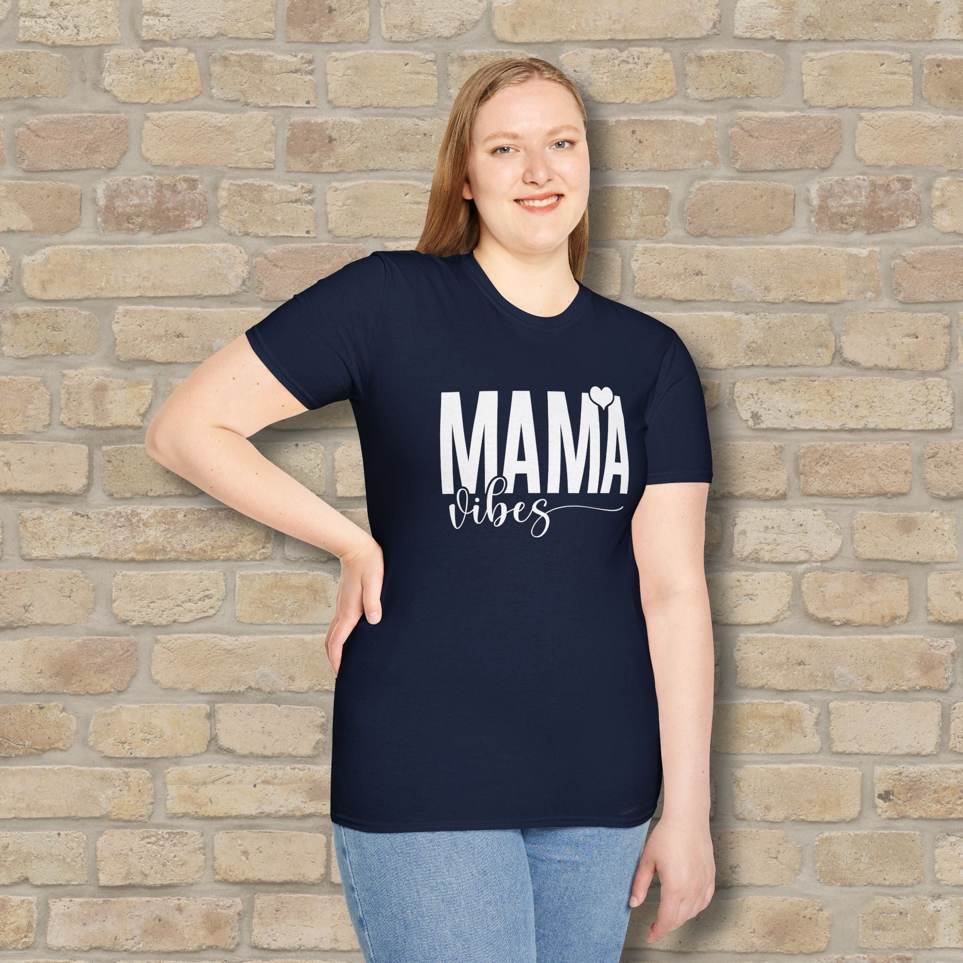 Mostly Text T-Shirts Mama Vibes Tee - Vibrant Styles