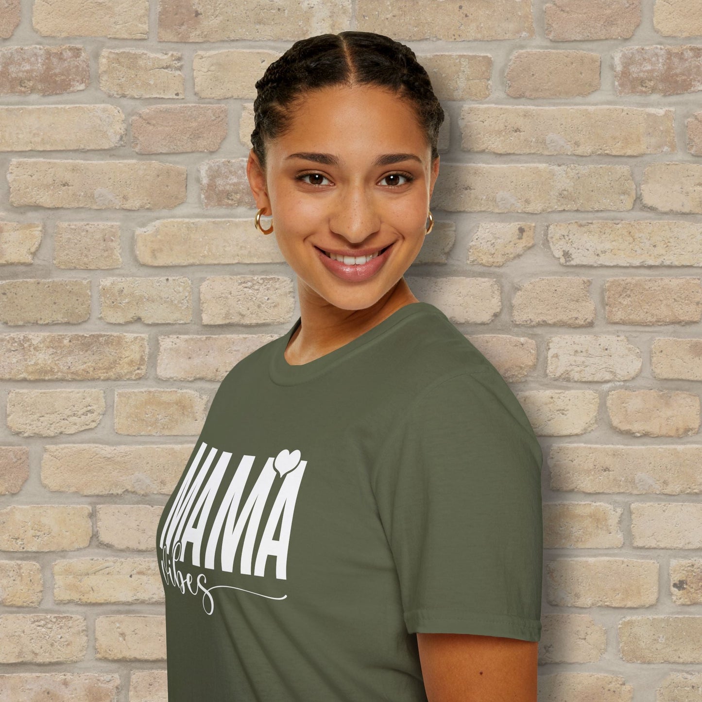 Mostly Text T-Shirts Mama Vibes Tee - Vibrant Styles