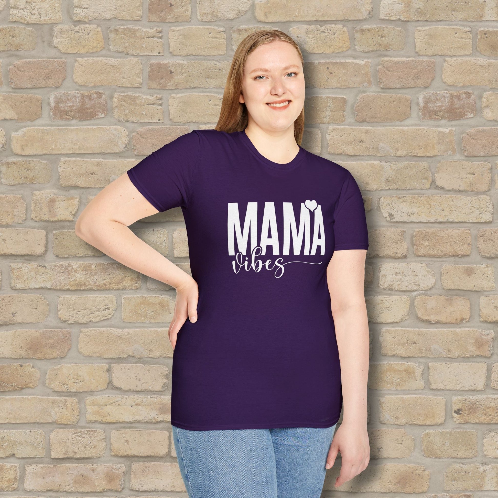 Mostly Text T-Shirts Mama Vibes Tee - Vibrant Styles