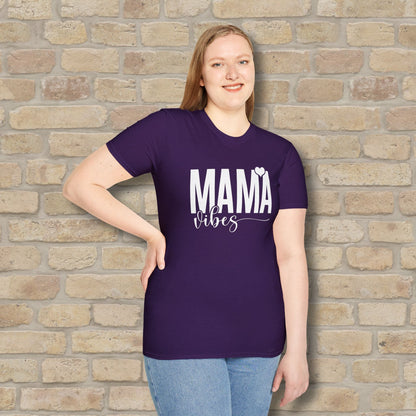 Mostly Text T-Shirts Mama Vibes Tee - Vibrant Styles