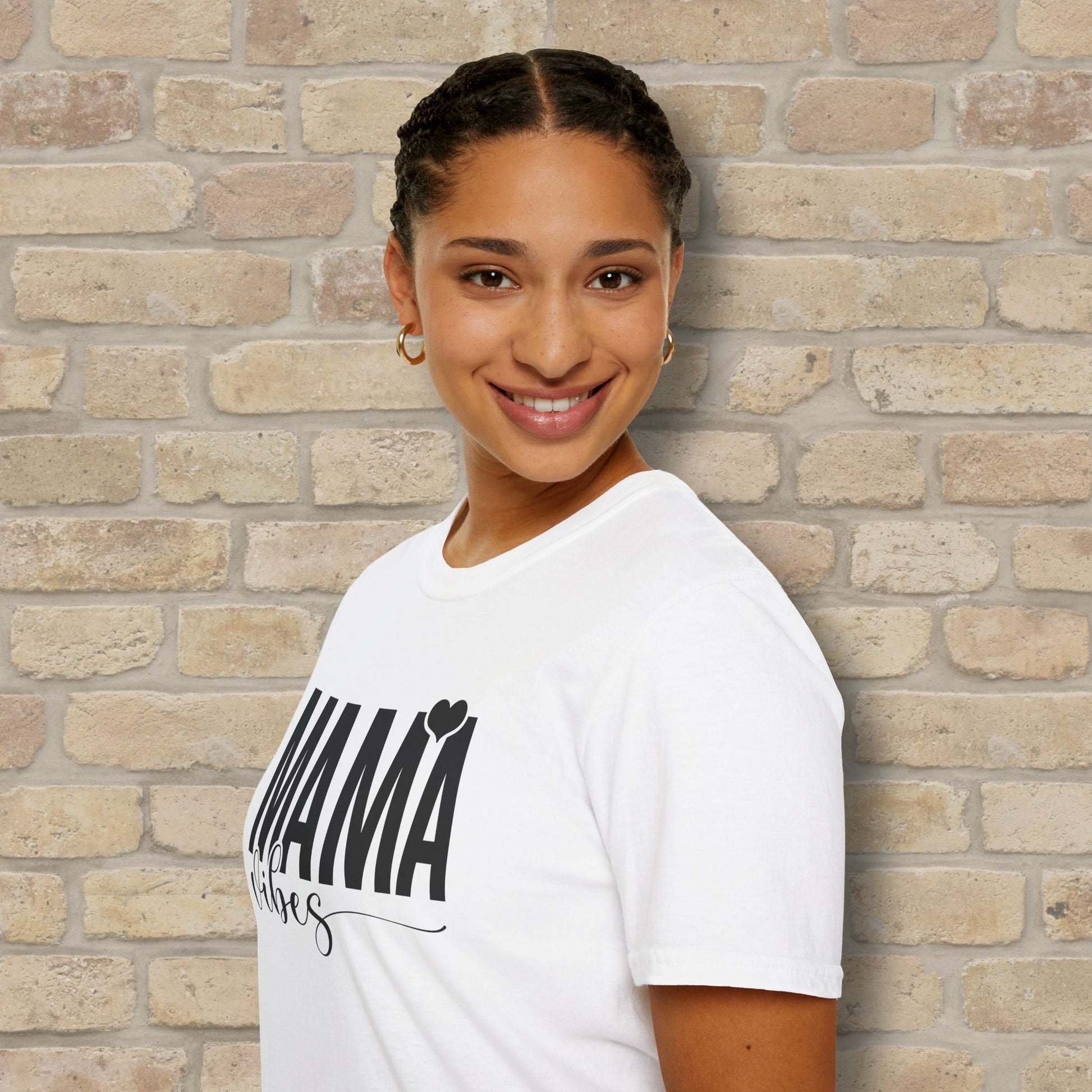 Mostly Text T-Shirts Mama Vibes Tee - Vibrant Styles