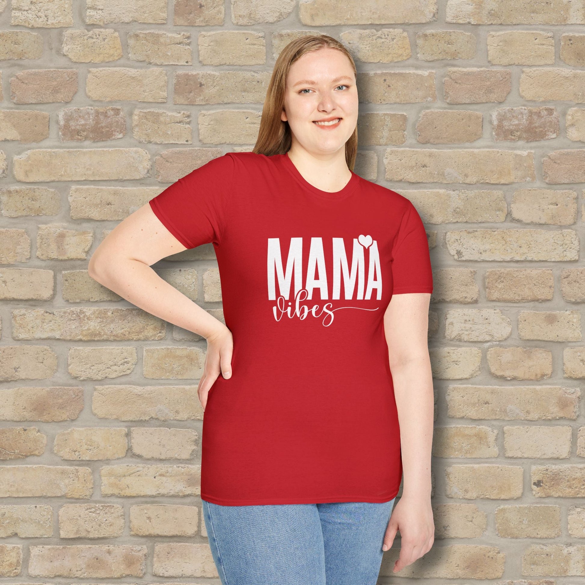 Mostly Text T-Shirts Mama Vibes Tee - Vibrant Styles