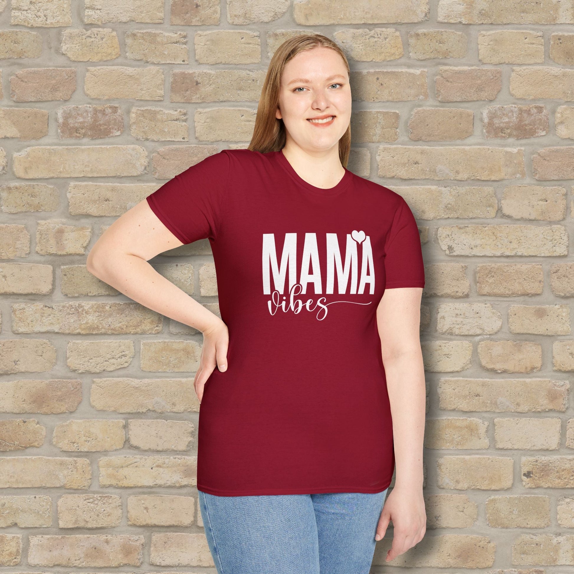 Mostly Text T-Shirts Mama Vibes Tee - Vibrant Styles