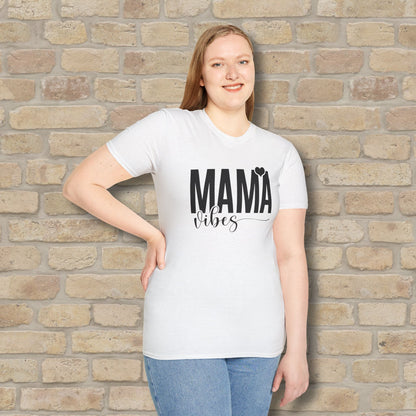 Mostly Text T-Shirts Mama Vibes Tee - Vibrant Styles
