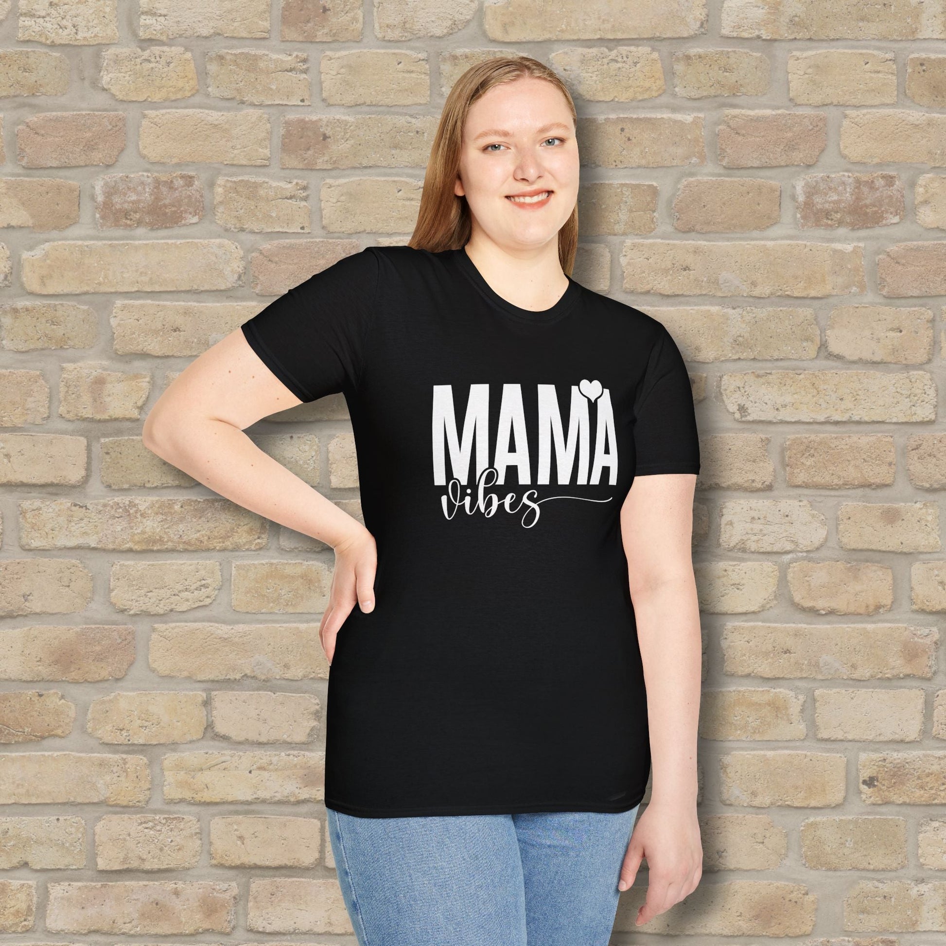 Mostly Text Mama Vibes Tee - Vibrant Styles