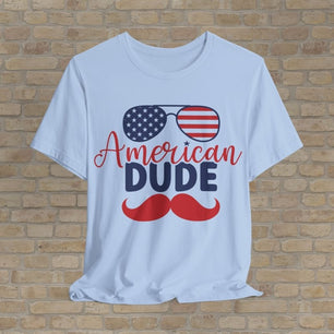 Graphic & Text T-Shirts Merica Mustache Tee - Vibrant Styles