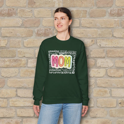 Mostly Text Mom Attributes Sweatshirt - Vibrant Styles