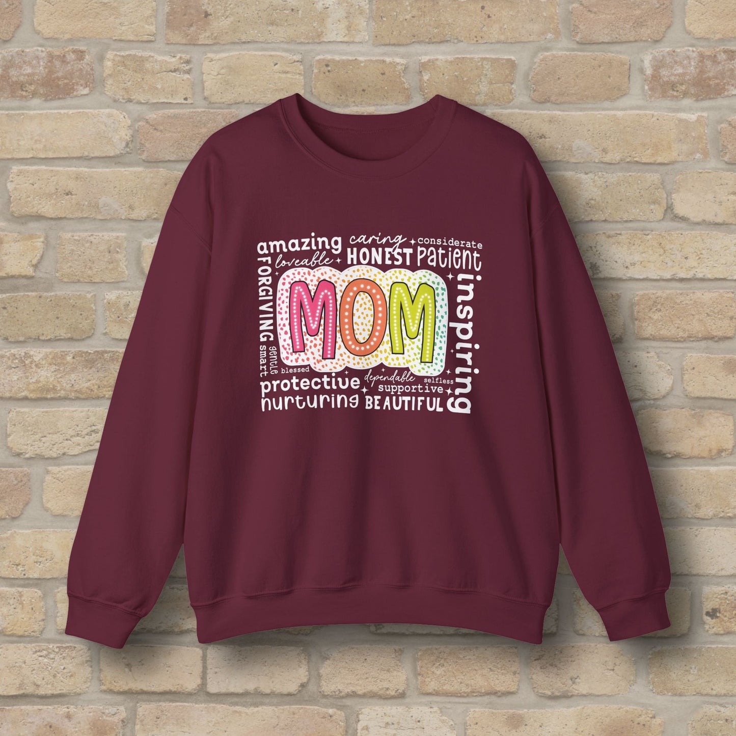 Mostly Text Mom Attributes Sweatshirt - Vibrant Styles