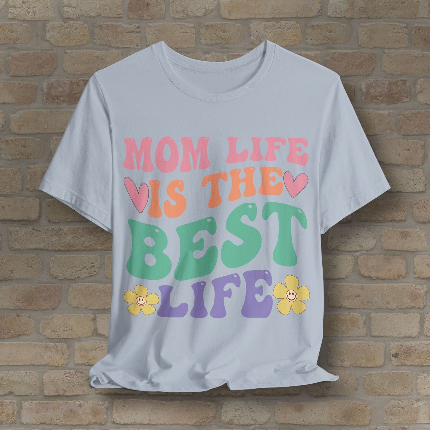 Mostly Text T-Shirts Mom Life Is the Best Life Tee - Vibrant Styles