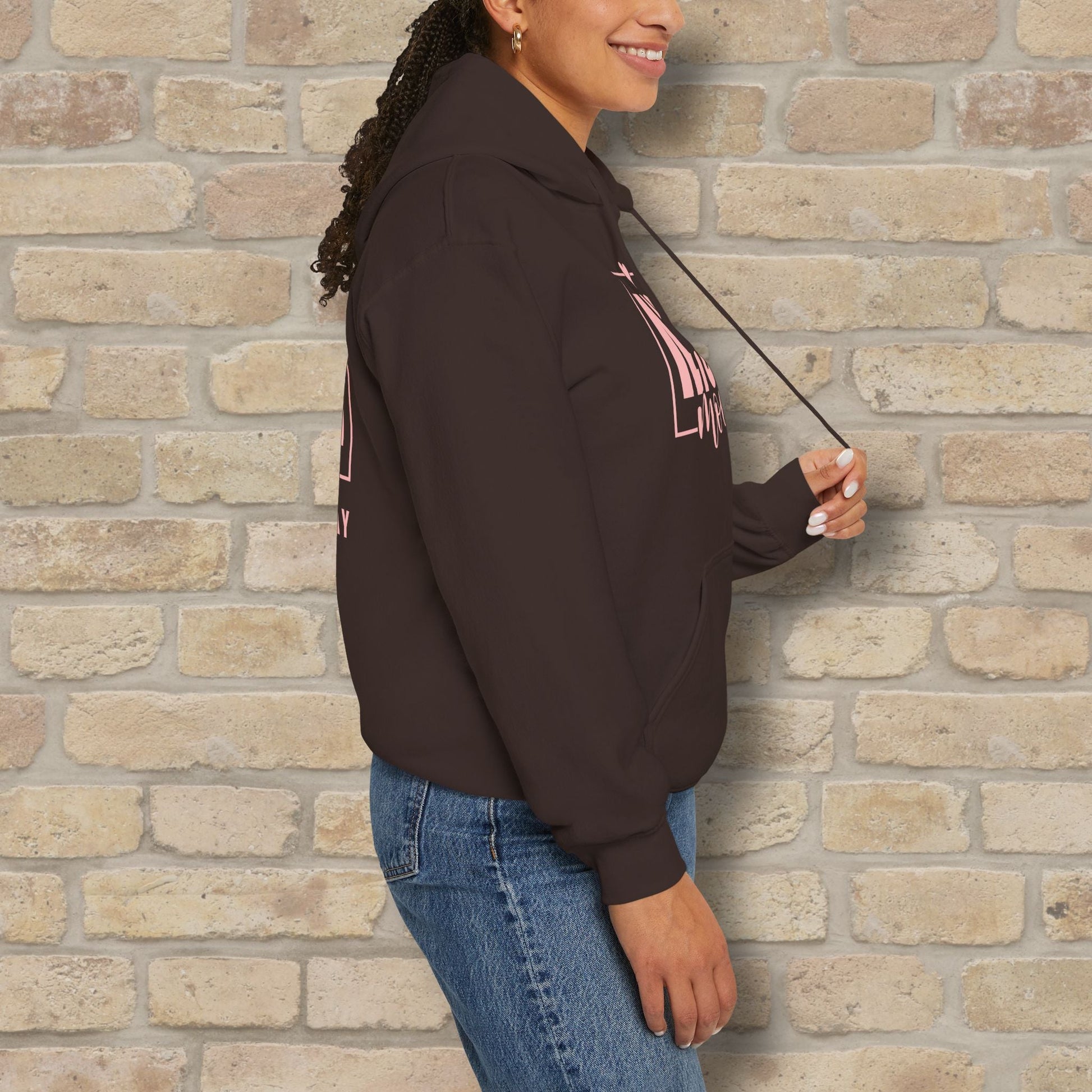 Mostly Text Mom Mode Pullover Hoodie - Vibrant Styles