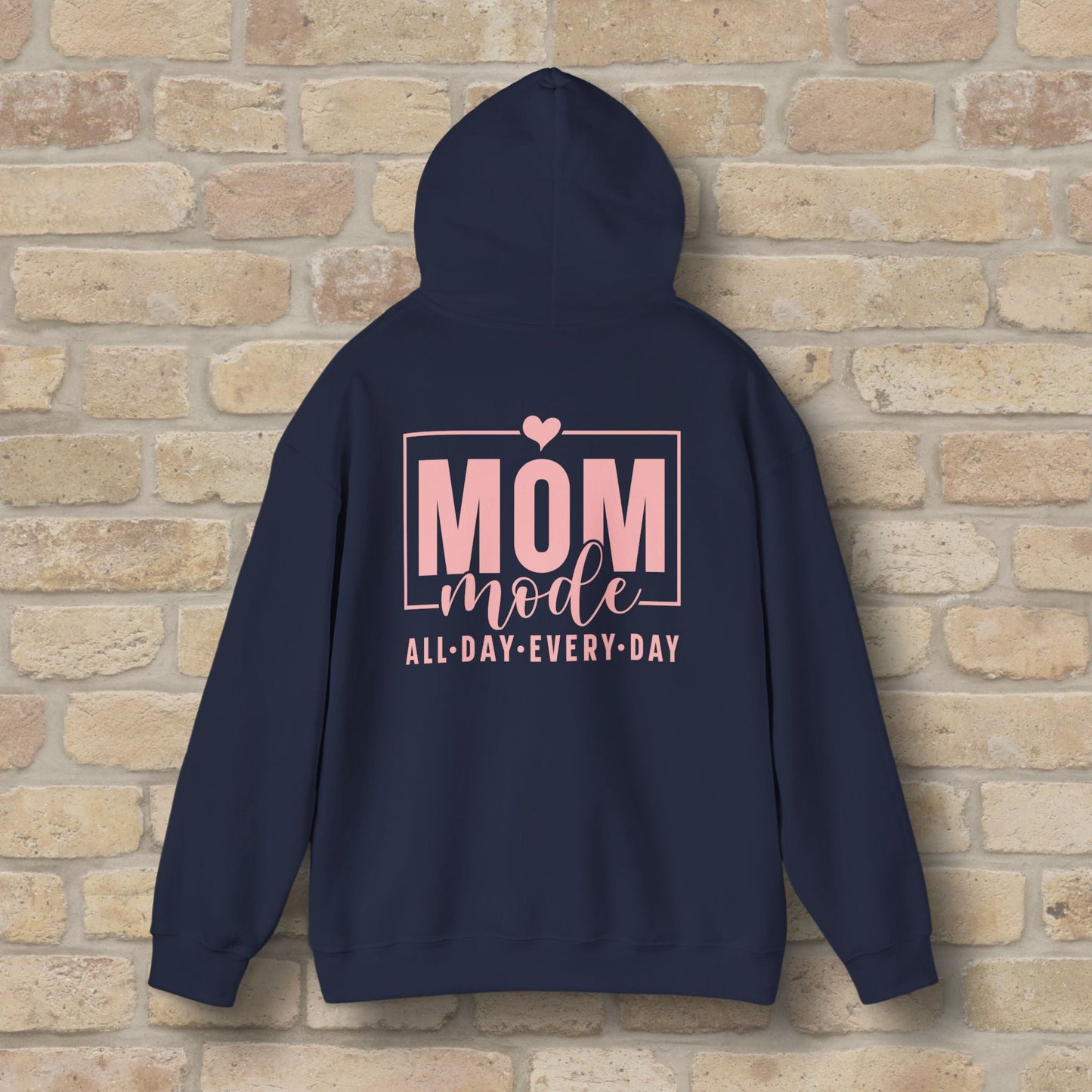 Mostly Text Mom Mode Pullover Hoodie - Vibrant Styles