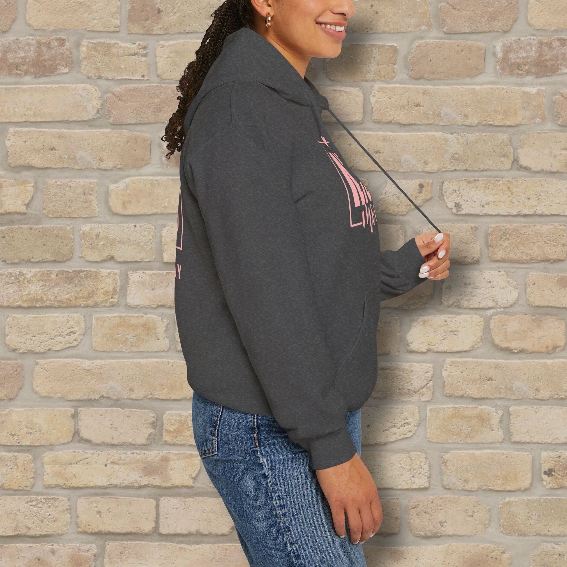 Mostly Text Mom Mode Pullover Hoodie - Vibrant Styles