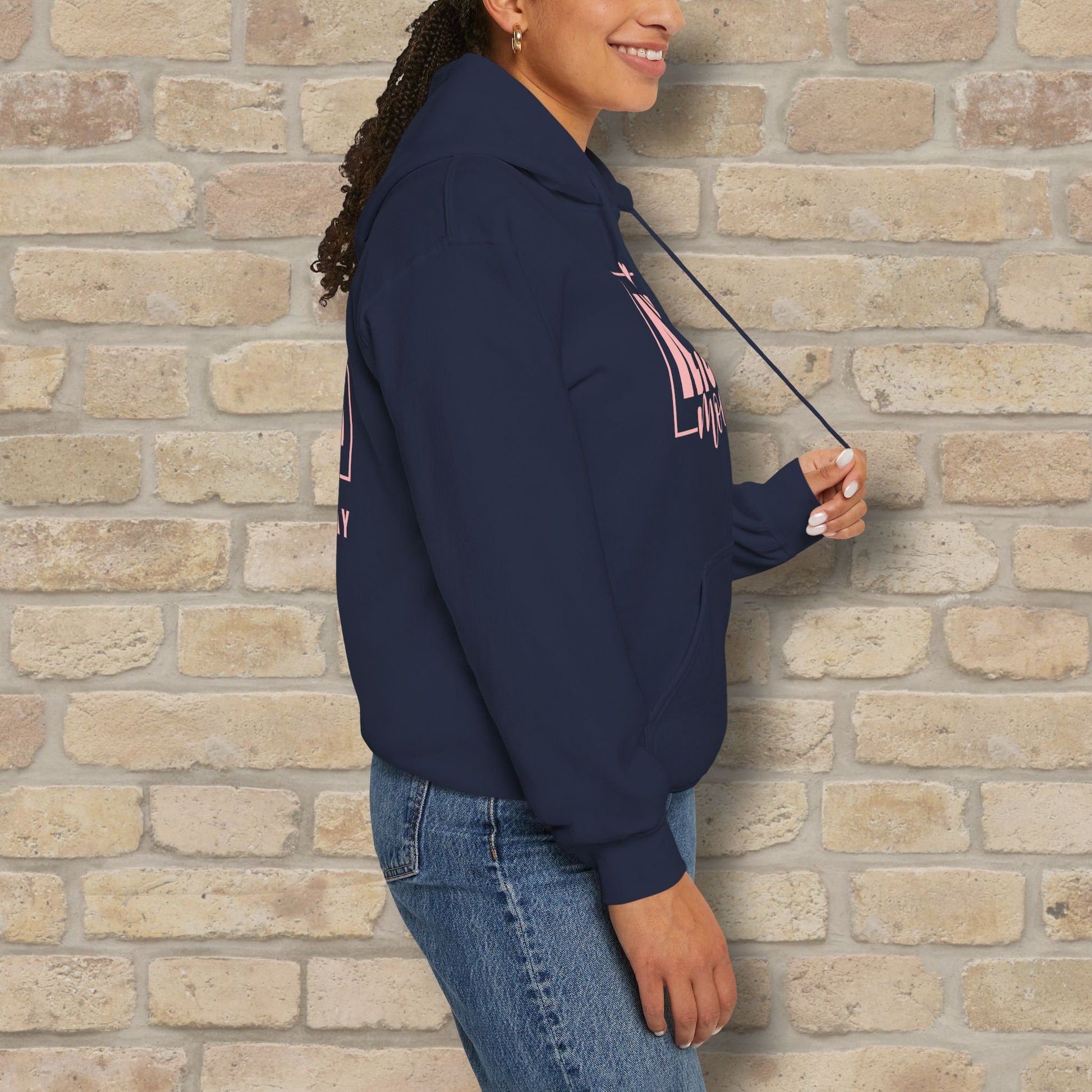 Mostly Text Mom Mode Pullover Hoodie - Vibrant Styles