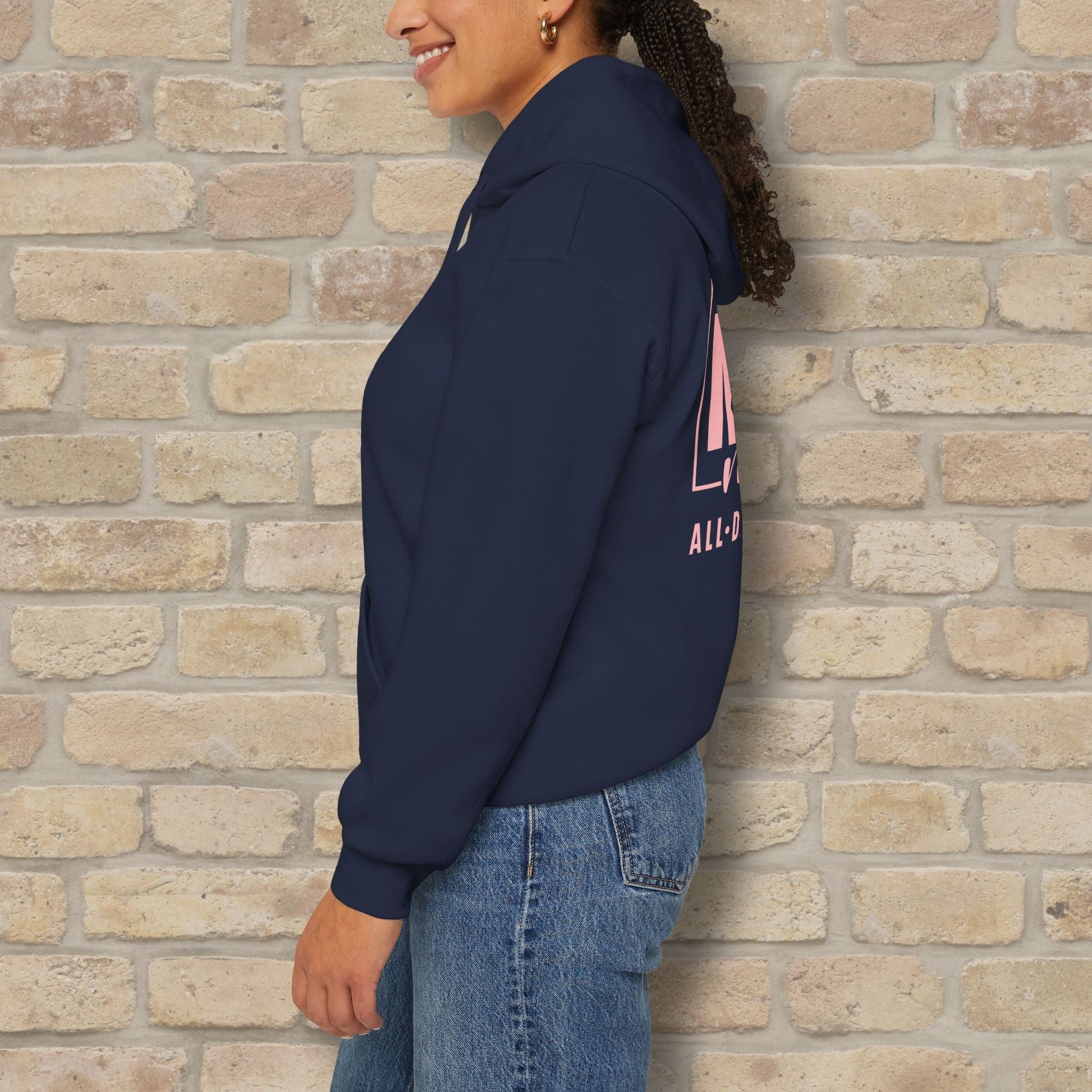 Mostly Text Mom Mode Pullover Hoodie - Vibrant Styles