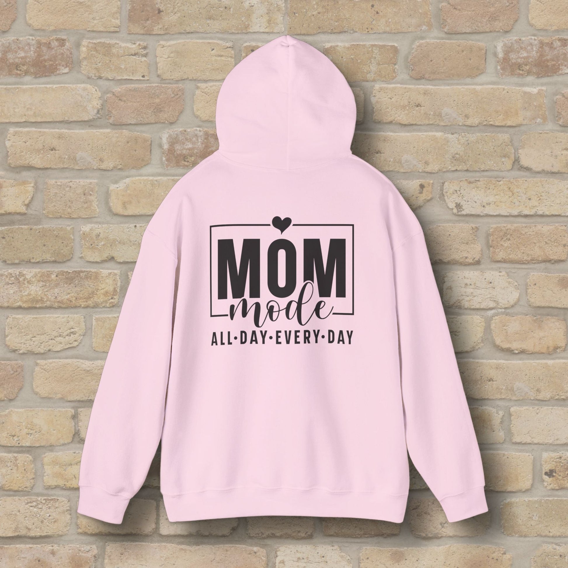 Mostly Text Mom Mode Pullover Hoodie - Vibrant Styles