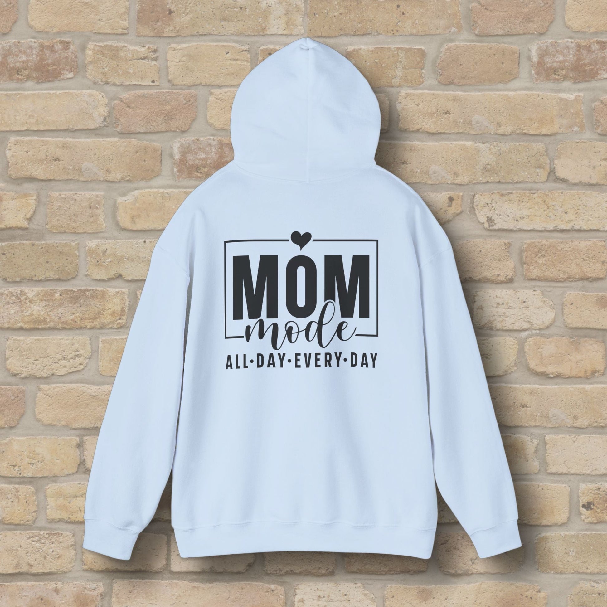 Mostly Text Mom Mode Pullover Hoodie - Vibrant Styles