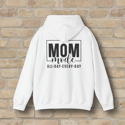 Mostly Text Mom Mode Pullover Hoodie - Vibrant Styles