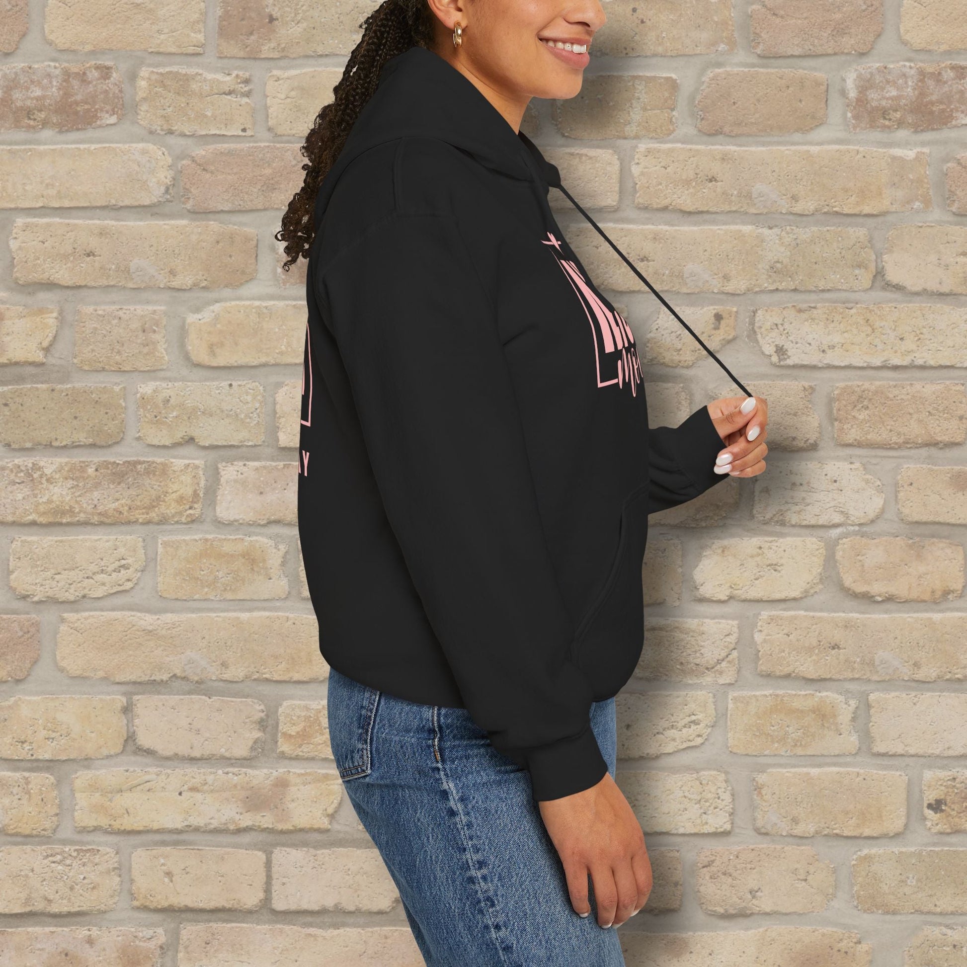 Mostly Text Mom Mode Pullover Hoodie - Vibrant Styles