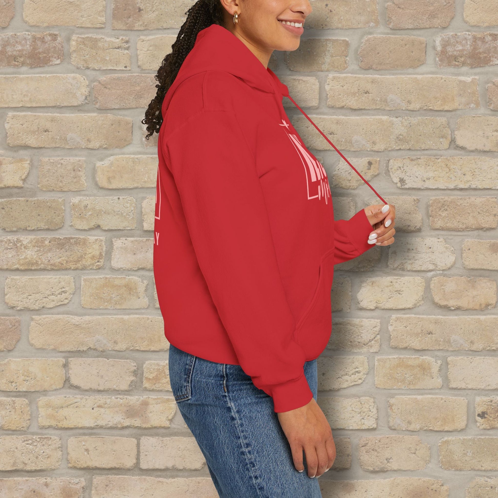 Mostly Text Mom Mode Pullover Hoodie - Vibrant Styles