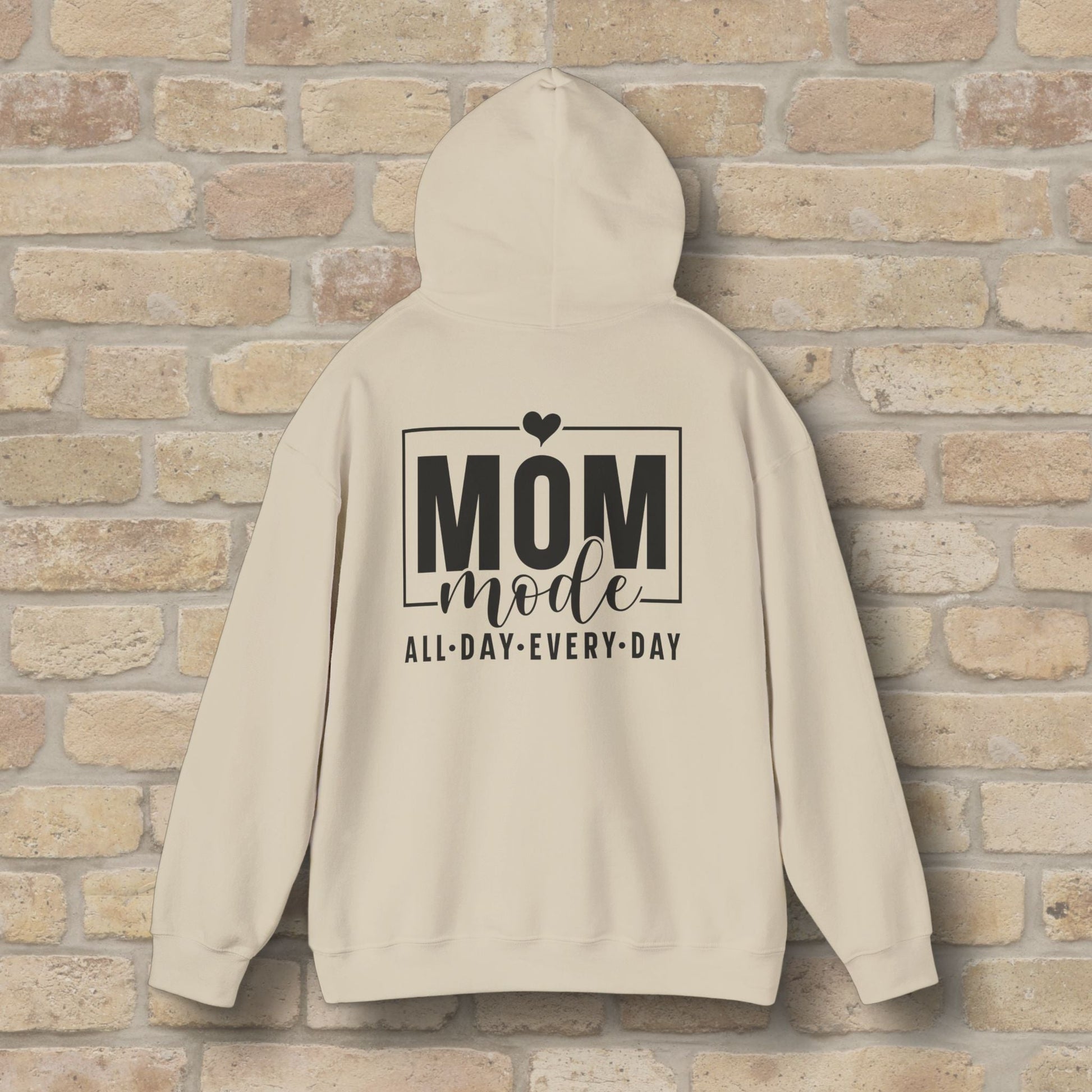 Mostly Text Mom Mode Pullover Hoodie - Vibrant Styles