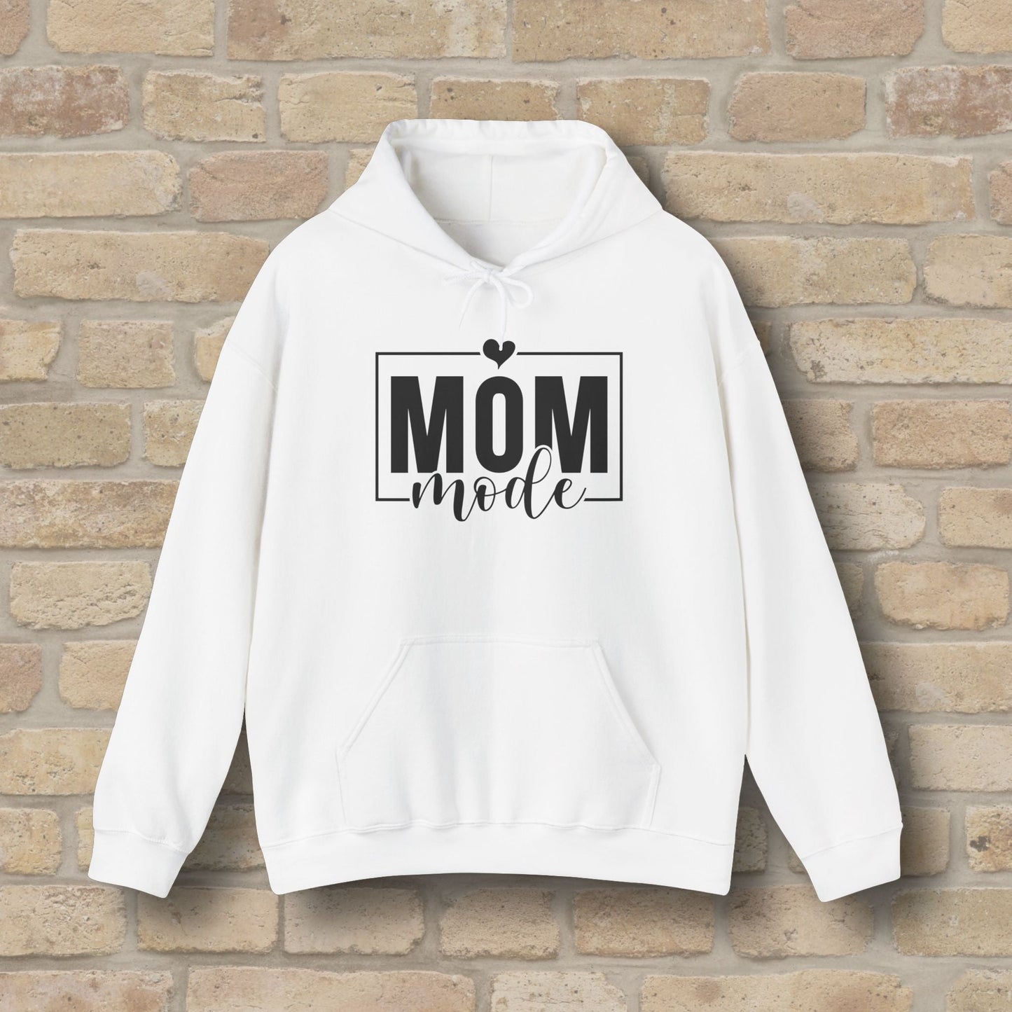 Mostly Text Mom Mode Pullover Hoodie - Vibrant Styles