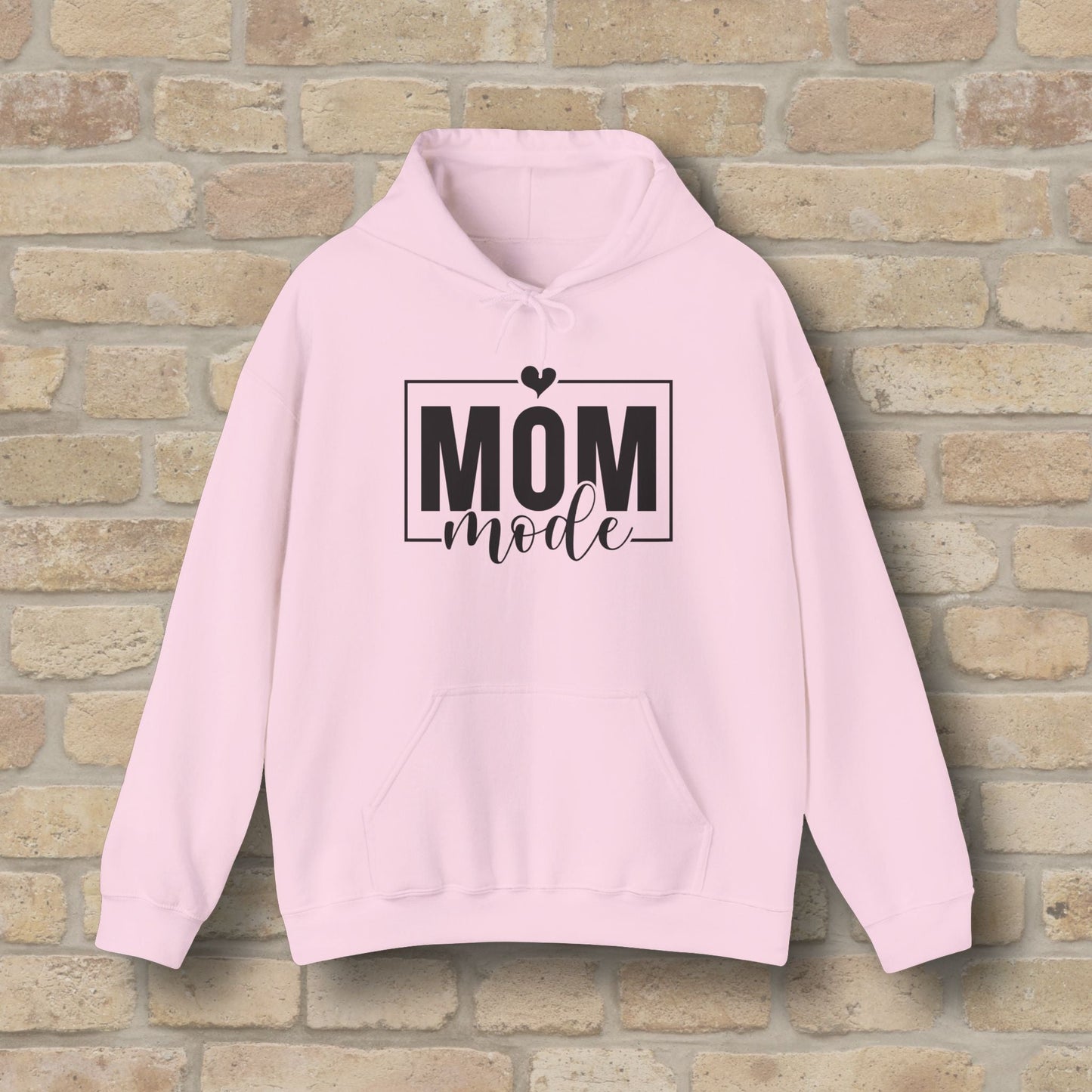 Mostly Text Mom Mode Pullover Hoodie - Vibrant Styles