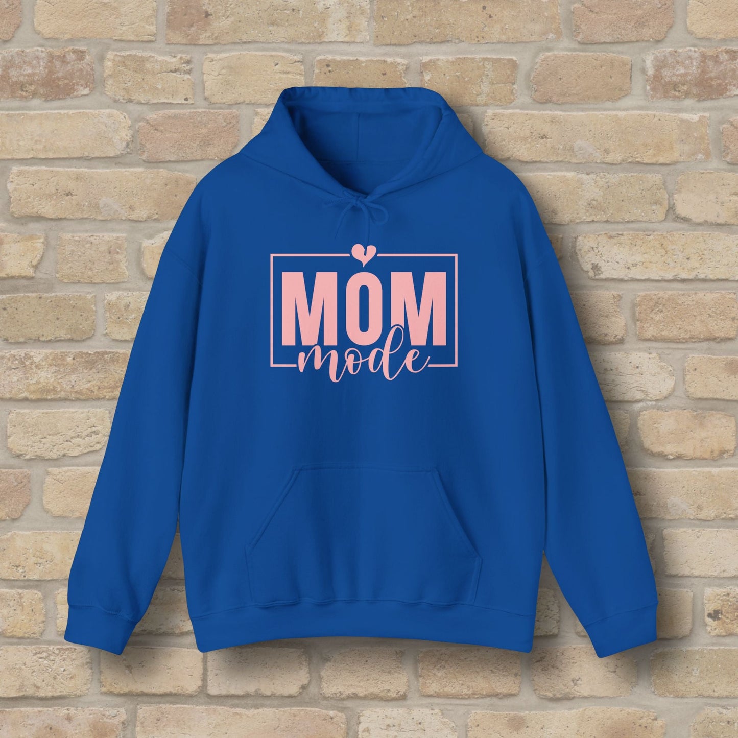 Mostly Text Mom Mode Pullover Hoodie - Vibrant Styles