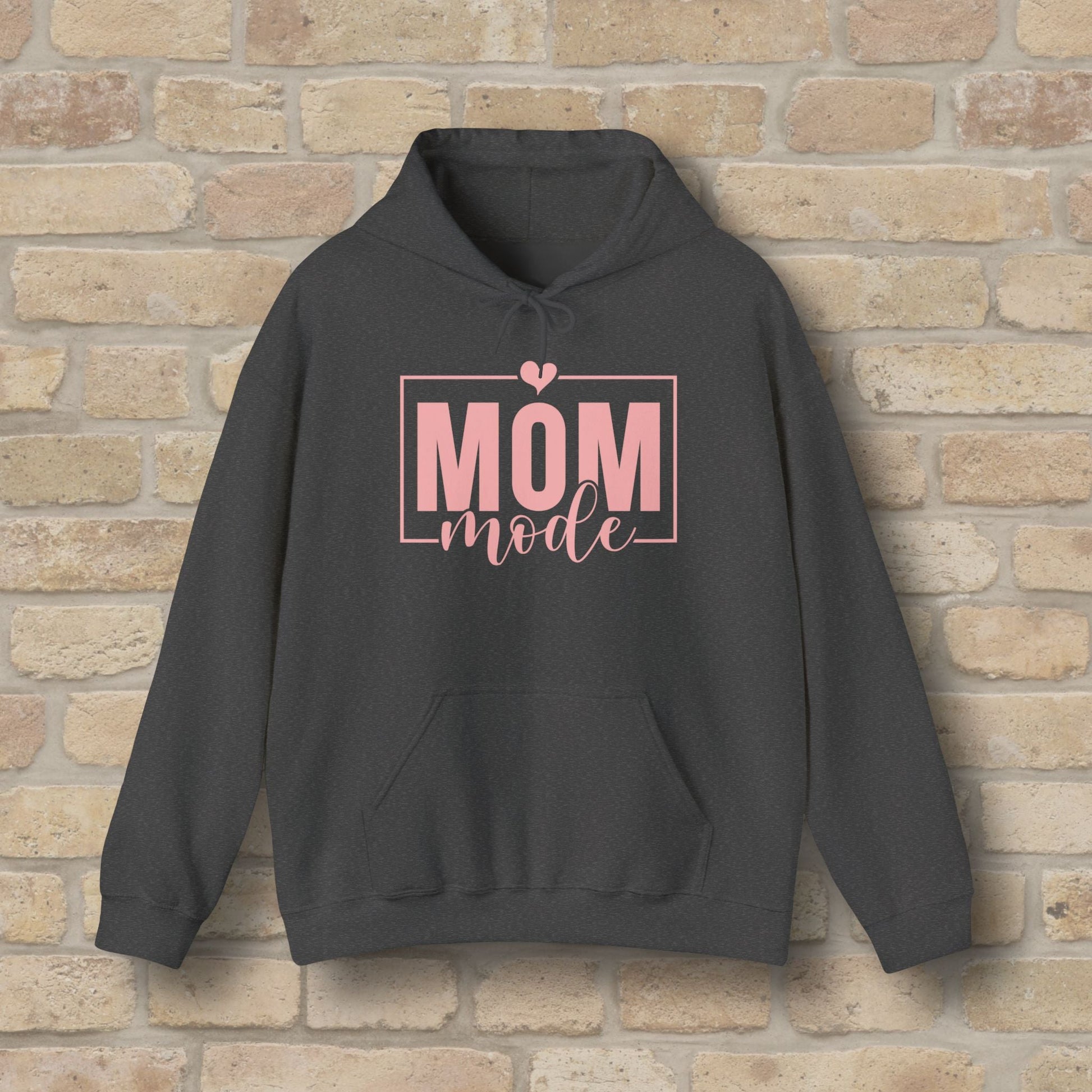 Mostly Text Mom Mode Pullover Hoodie - Vibrant Styles