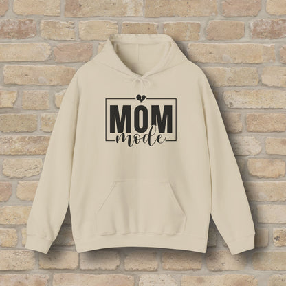 Mostly Text Mom Mode Pullover Hoodie - Vibrant Styles