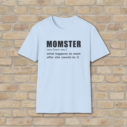 Text Only Mom - ster Defined Tee - Vibrant Styles