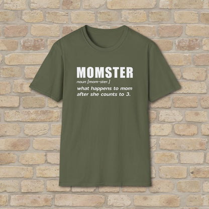 Text Only T-Shirts Mom - ster Defined Tee - Vibrant Styles