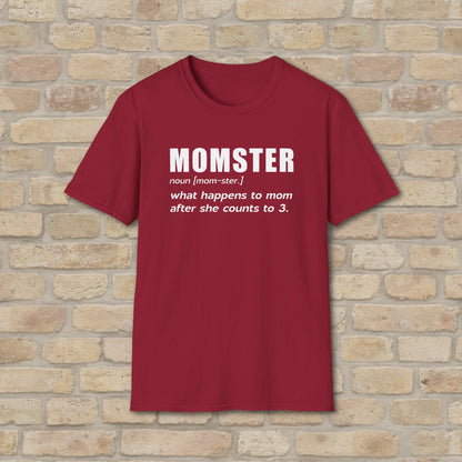 Text Only T-Shirts Mom - ster Defined Tee - Vibrant Styles