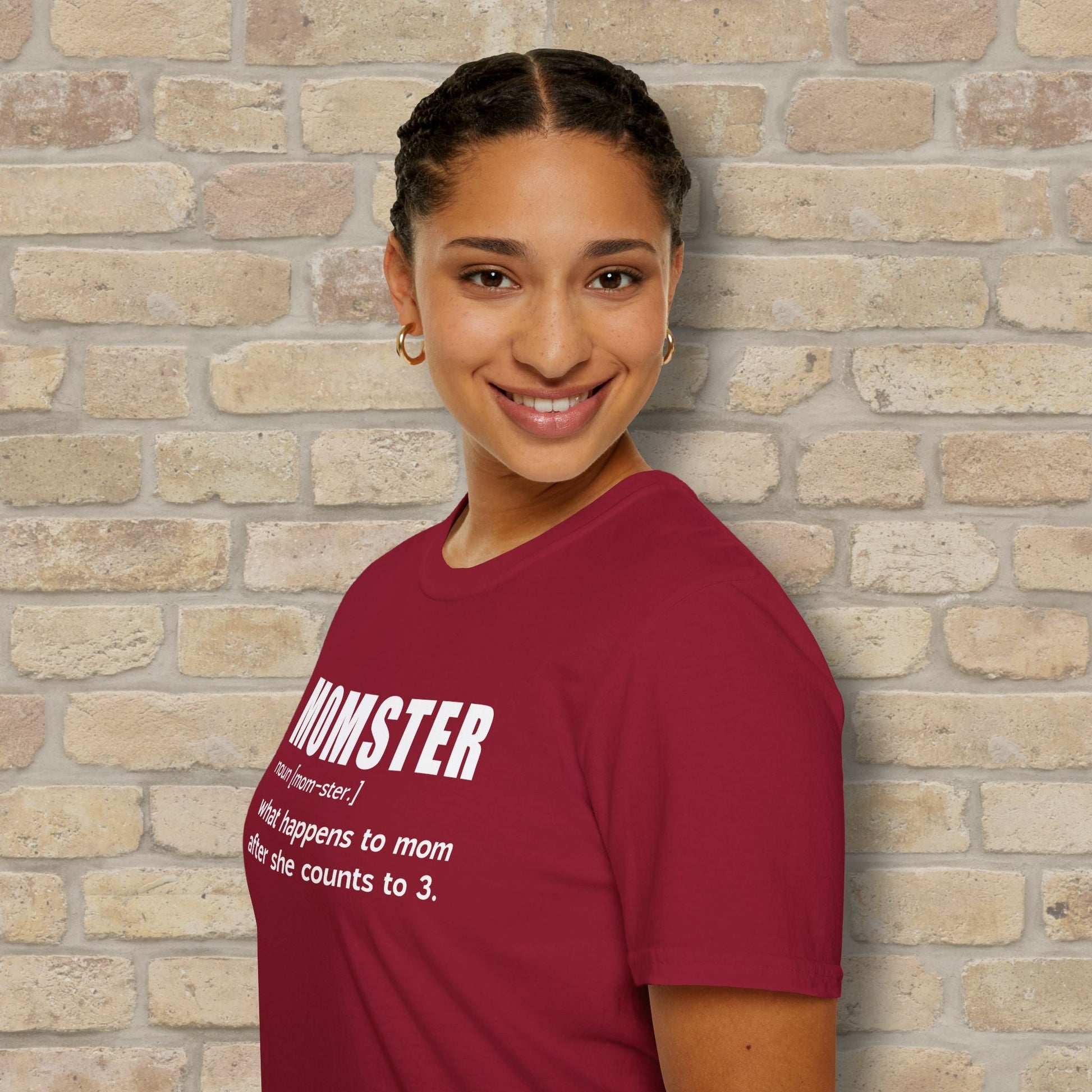 Text Only T-Shirts Mom - ster Defined Tee - Vibrant Styles