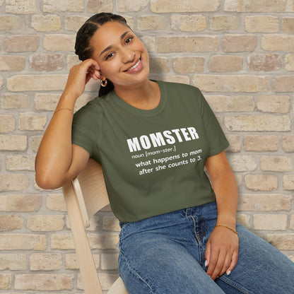 Text Only Mom - ster Defined Tee - Vibrant Styles